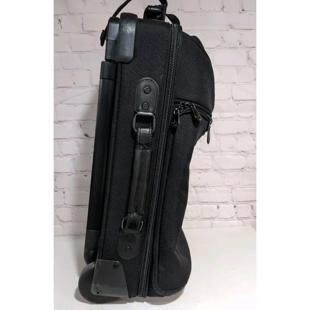 Briggs & Riley Baseline 22.5” Carry On Rolling Luggage 2 Wheel Black Ballistic - Picture 9 of 16